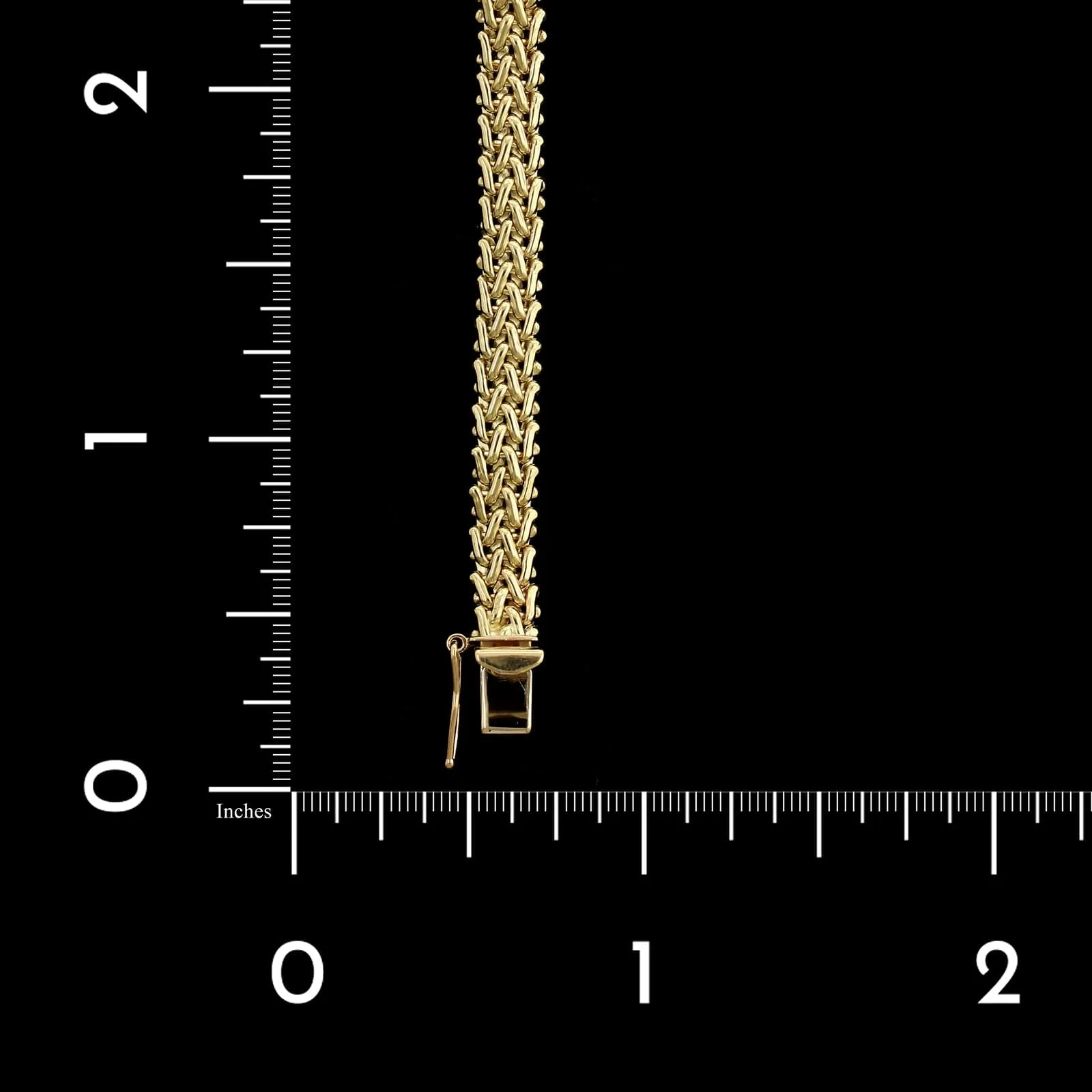 14K Two-tone Gold Estate Diamond Bracelet