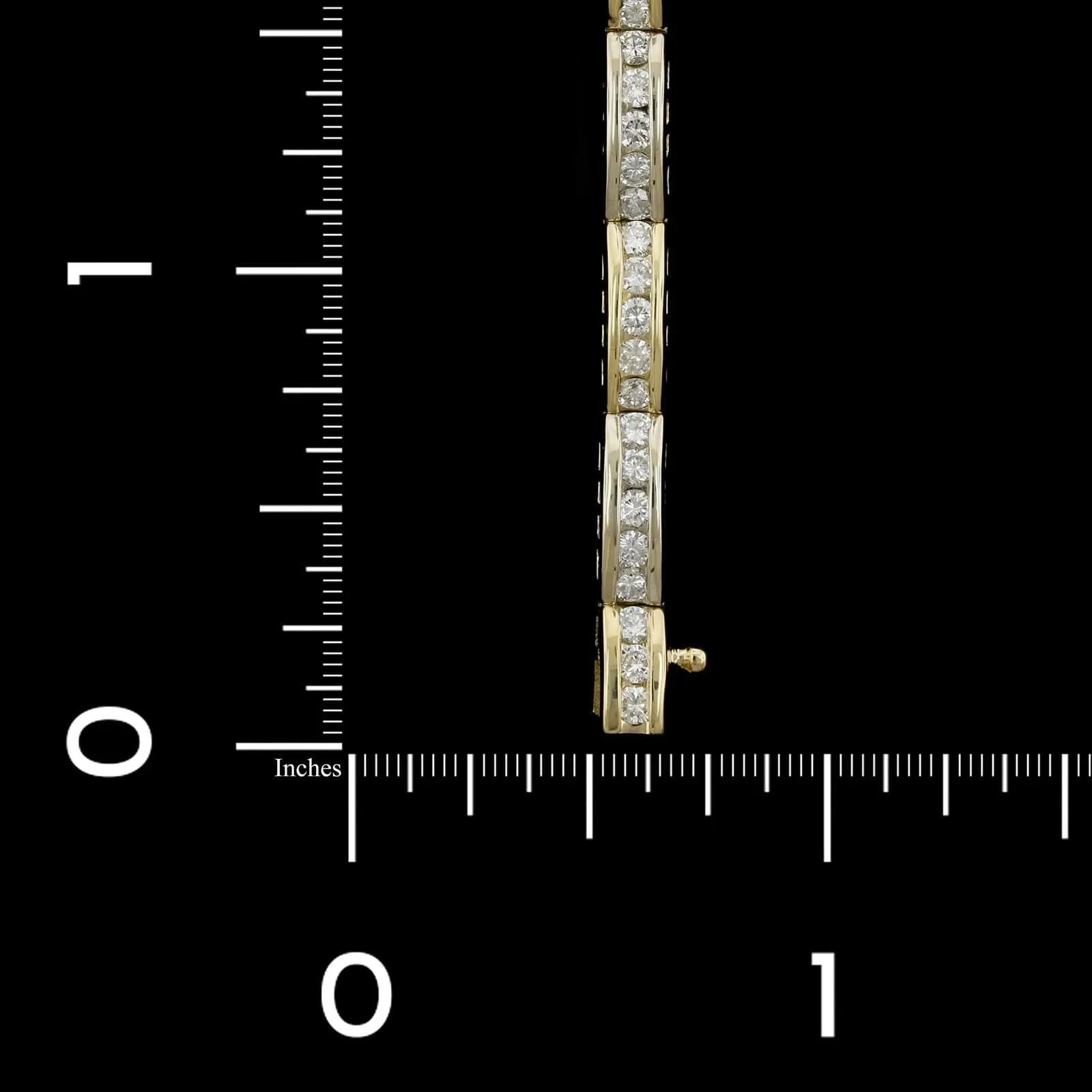 14K Two-tone Gold Estate Diamond Bracelet