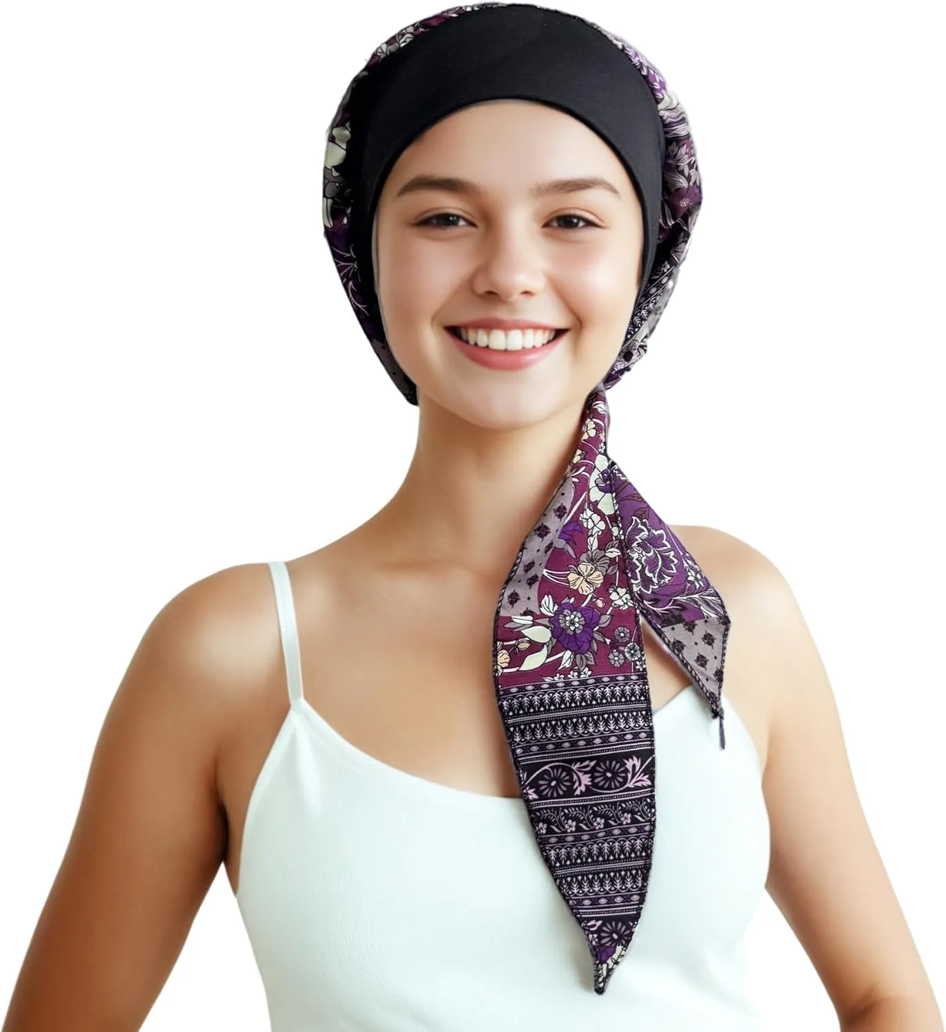 Chemo Headwear Turbans for Women, Cancer Head Scarf Head Coverings Caps, Head Wraps for Cancer Patients