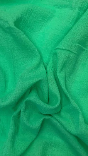 COTTON GAUZE NON-STRETCHED SOLID WOVEN<br><h6>19C-KELLY GREEN<br>040-CGAUZE</h6>