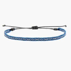 Handmade Purnama Bracelet (Santorini Blue/White)