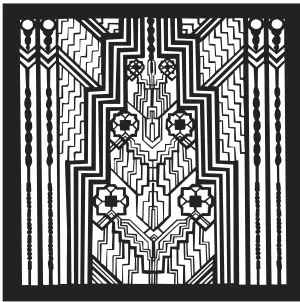Hittite Black Silk Scarf