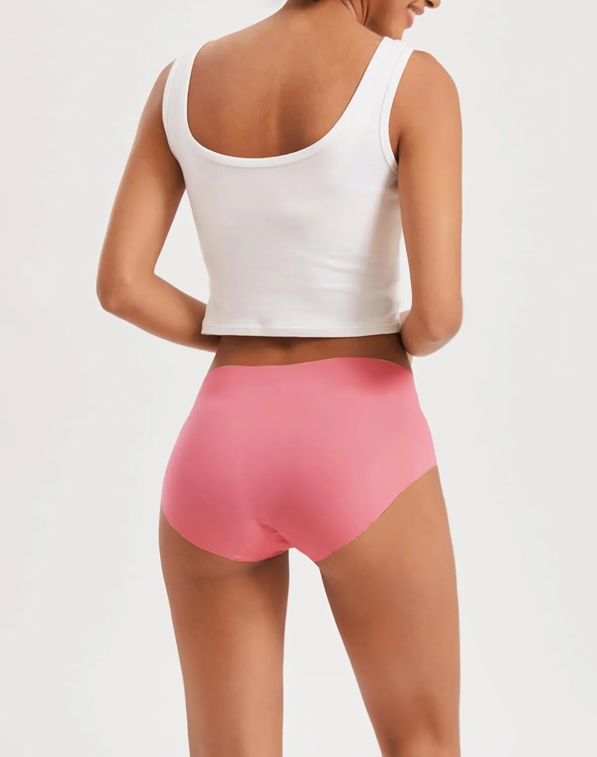 INNERSY Women's Seamless No Show Hipster Panties Invisible Light Underwear 3-Pack