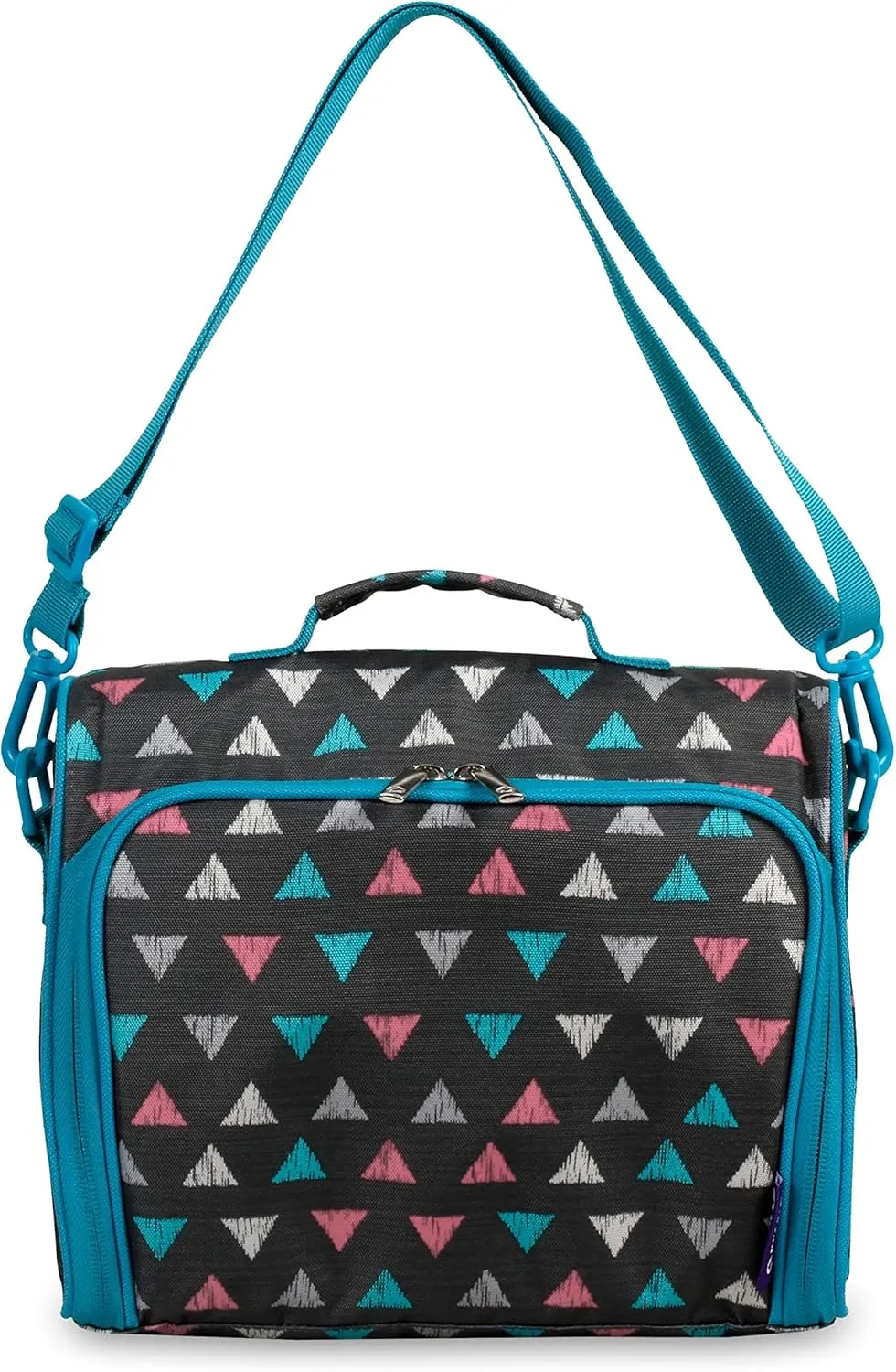 J World Casey Kids Lunch Bag. Cute Insulated Lunch-Box for Boys Girls, Sprinkle