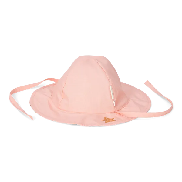 LD Reversible Hat Coral Sea/ Pink