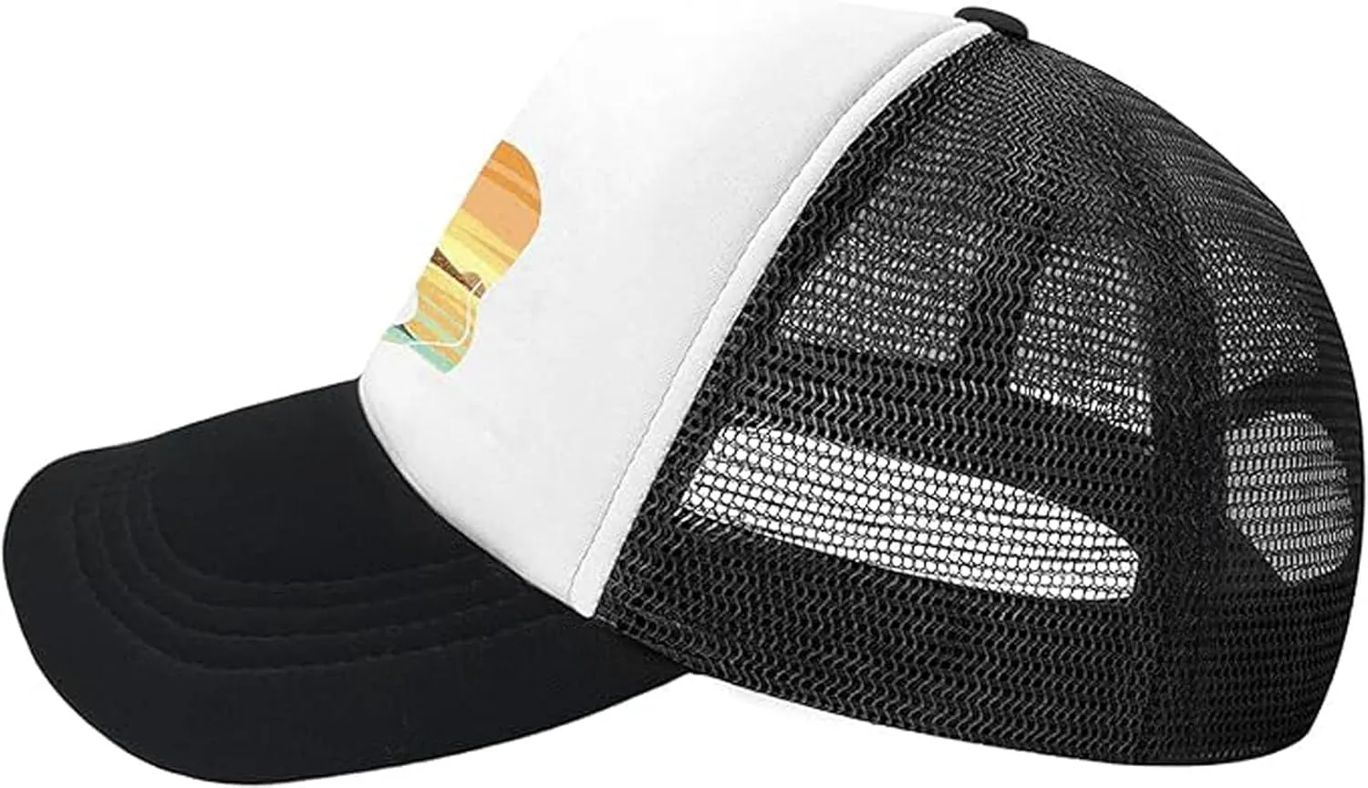 Lightweight Sun Hat for Kid Boys,Mesh Toddler Baseball Cap for Kid Girls,Black Toddler Boys Snapback Hats for Ages 4-8