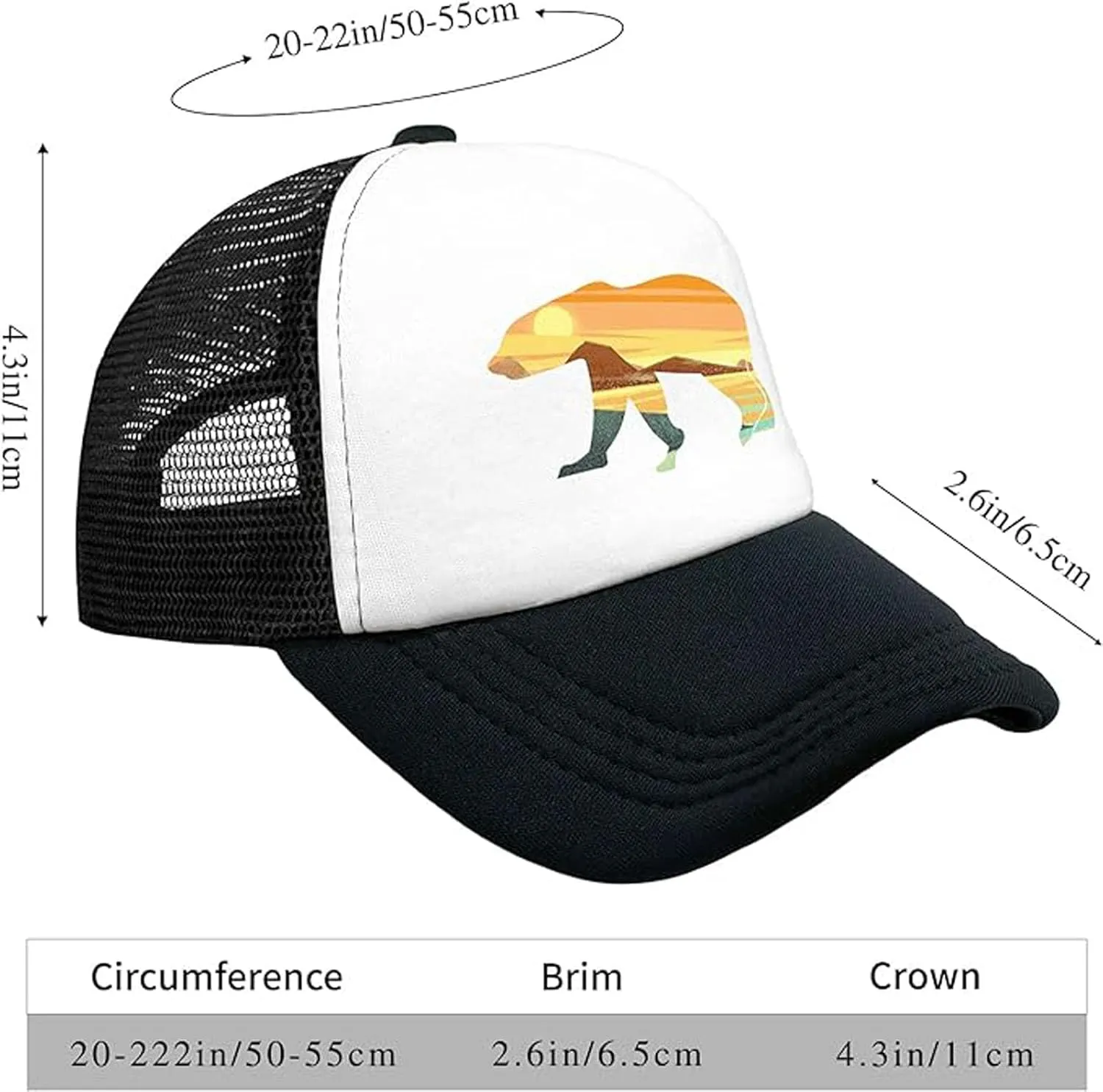 Lightweight Sun Hat for Kid Boys,Mesh Toddler Baseball Cap for Kid Girls,Black Toddler Boys Snapback Hats for Ages 4-8