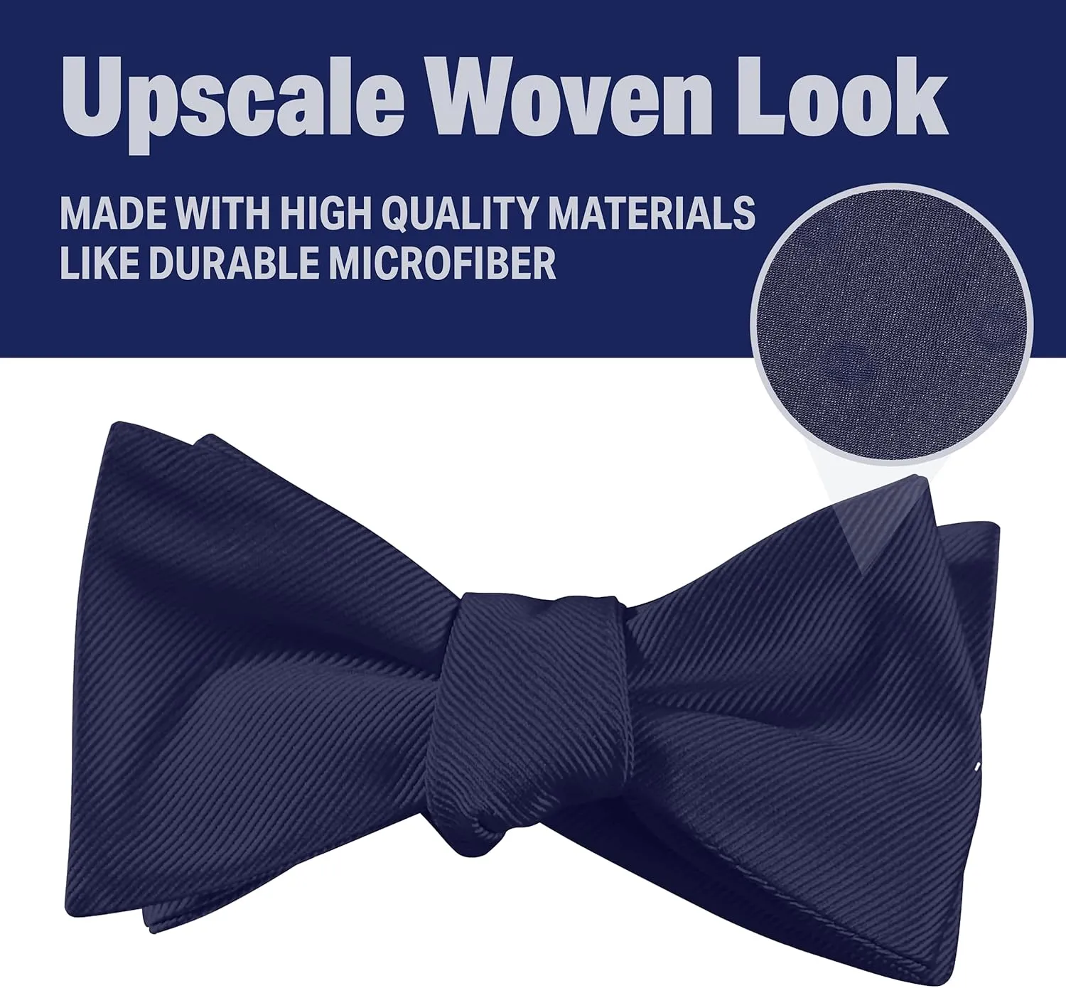 LUTHER PIKE SEATTLE Self Tie Bow Ties for Men  Classic Untied Mens Bowties in Solid Colors and Stripes