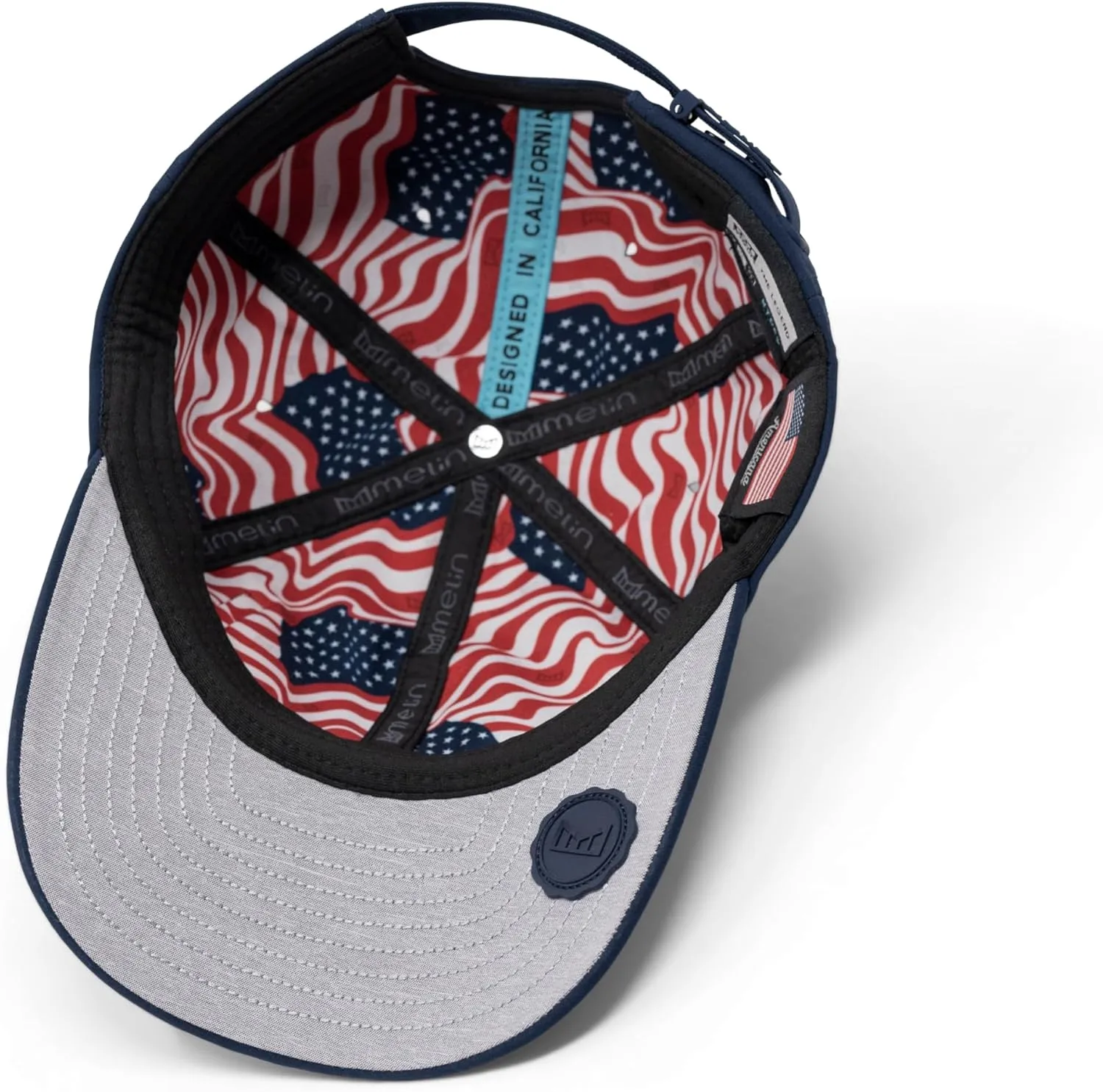 melin Legend Americana Hydro, Men's Performance Dad Hat, Water-Resistant Baseball Caps, Golf, Running, or Workout Hat