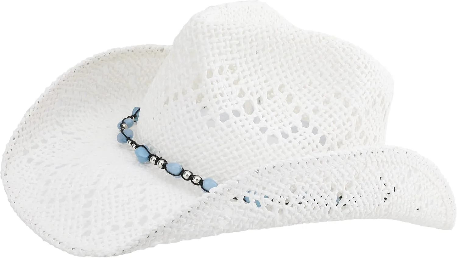Men Women Cowgirl Straw Western Cowboy Hat