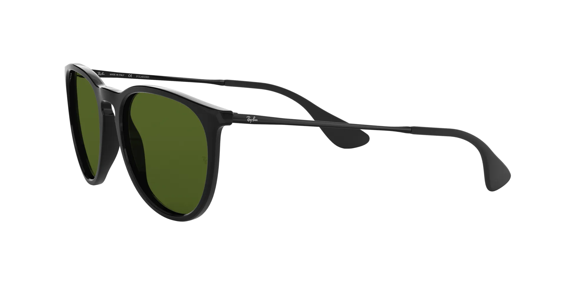 RAY BAN ERIKA BLACK |  GREEN CLASSIC G-15 POLARIZED