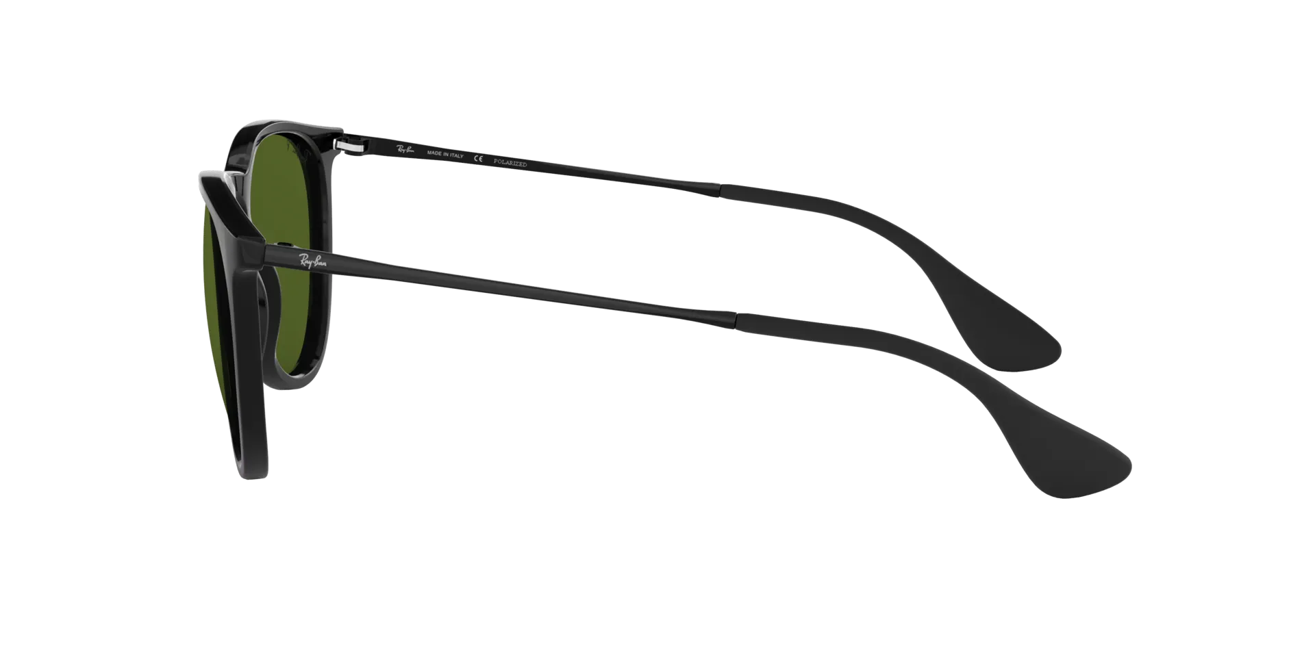 RAY BAN ERIKA BLACK |  GREEN CLASSIC G-15 POLARIZED