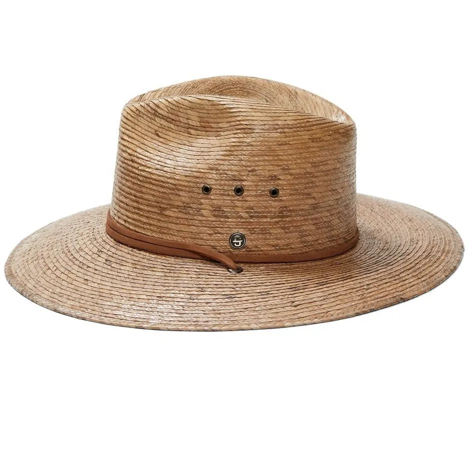 Rustic Palm Straw Lifeguard Hat by Stetson
