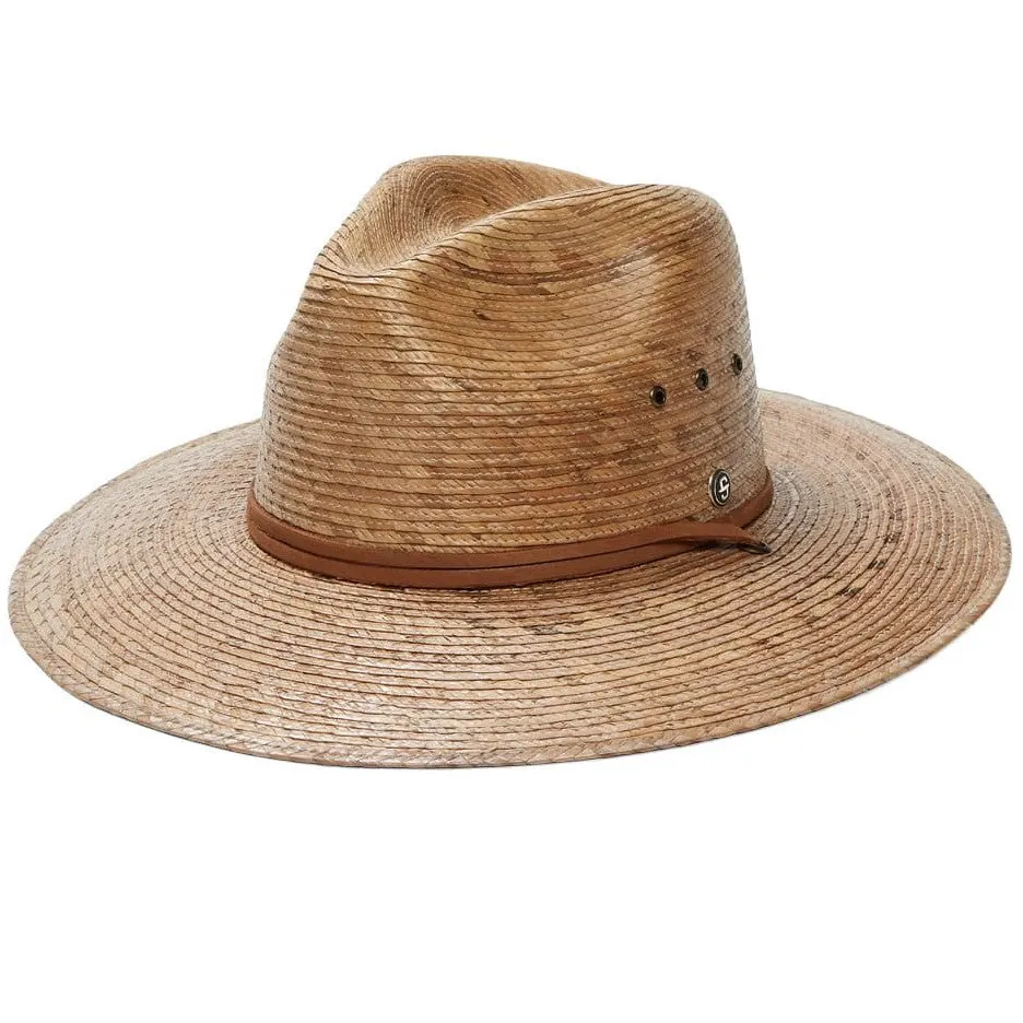 Rustic Palm Straw Lifeguard Hat by Stetson
