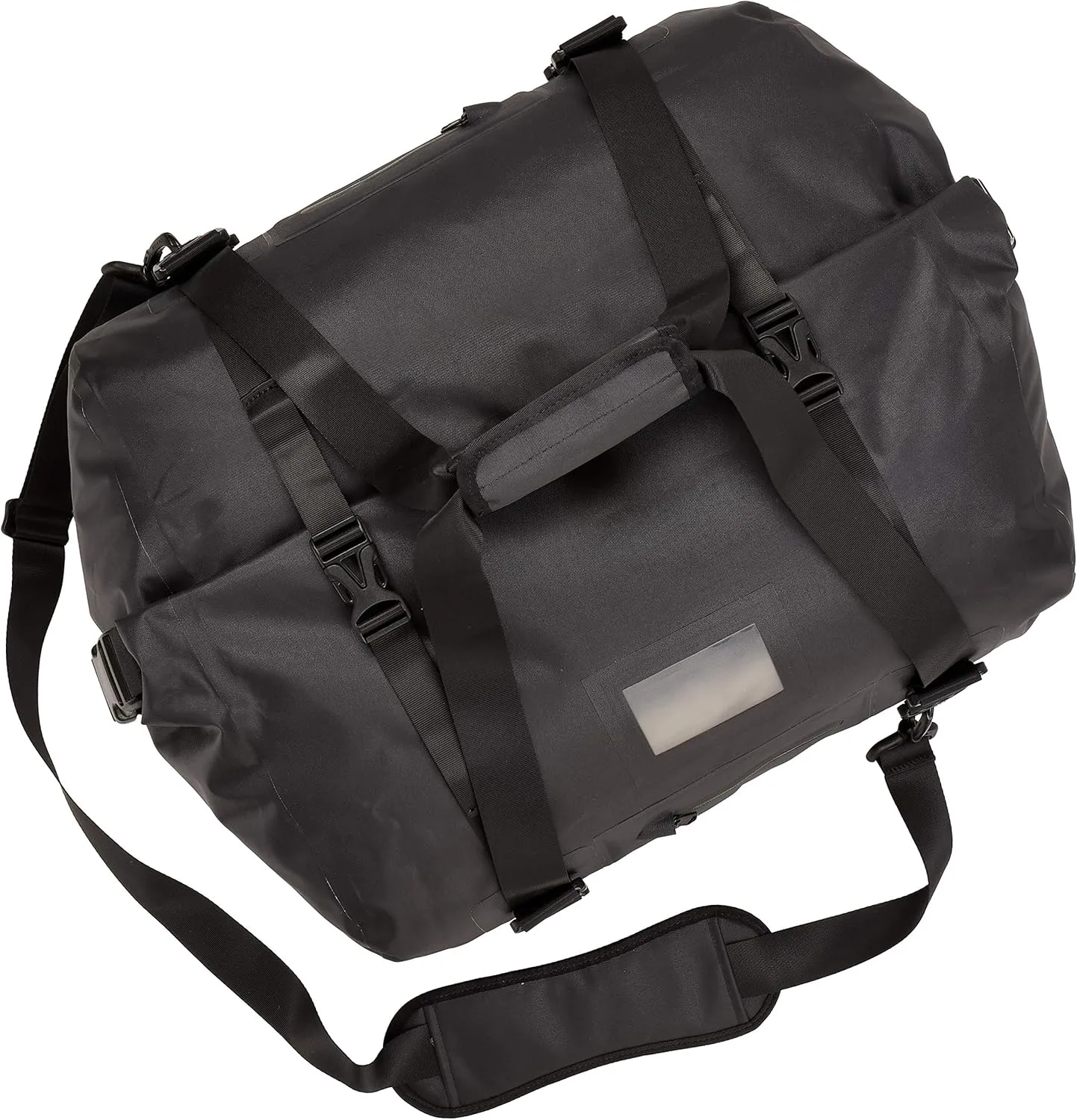 Skog  Kust Duffelsak Heavy Duty Waterproof Duffel - Gear Bag for Sports, Travel, & More - 40L, Black Moto Edition