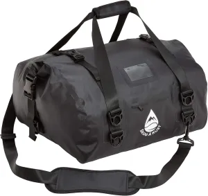 Skog  Kust Duffelsak Heavy Duty Waterproof Duffel - Gear Bag for Sports, Travel, & More - 40L, Black Moto Edition