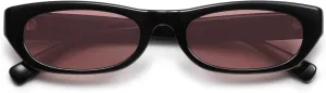 SOJOS Retro Rectangle Polarized Sunglasses for Women Men Vintage Trendy Narrow Y2k Sunnies SJ2363