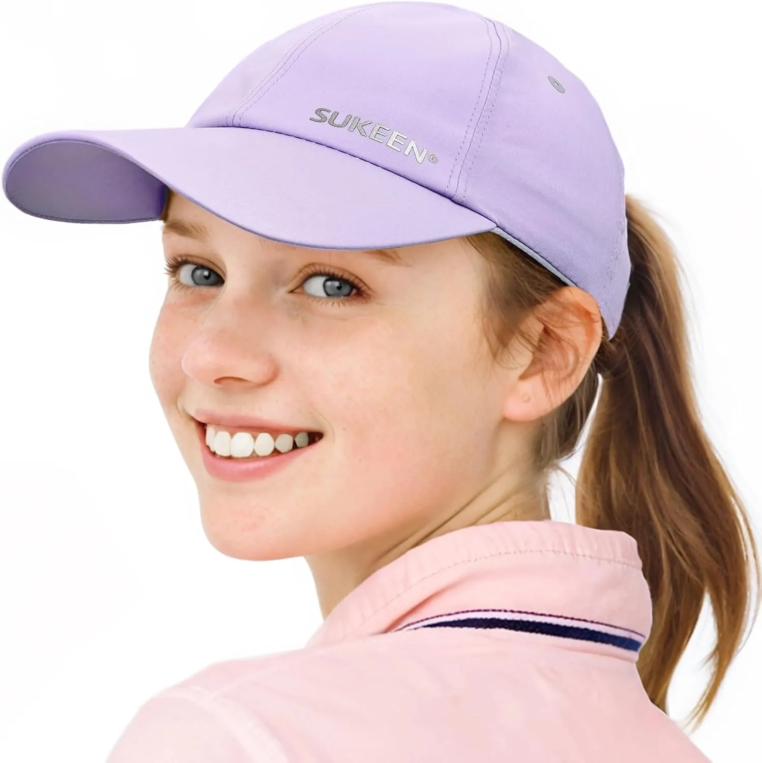 Sukeen Kids Sun Hats for Girls Boys Quick Drying Baseball Cap Lightweight Sun Protection Hat for Outdoor Activity