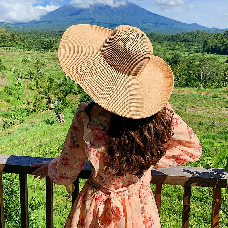 TEEK - Oversized Seaside Summer Brim Straw Hat