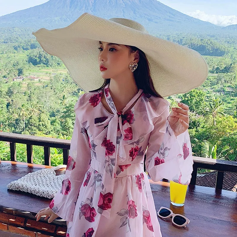 TEEK - Oversized Seaside Summer Brim Straw Hat