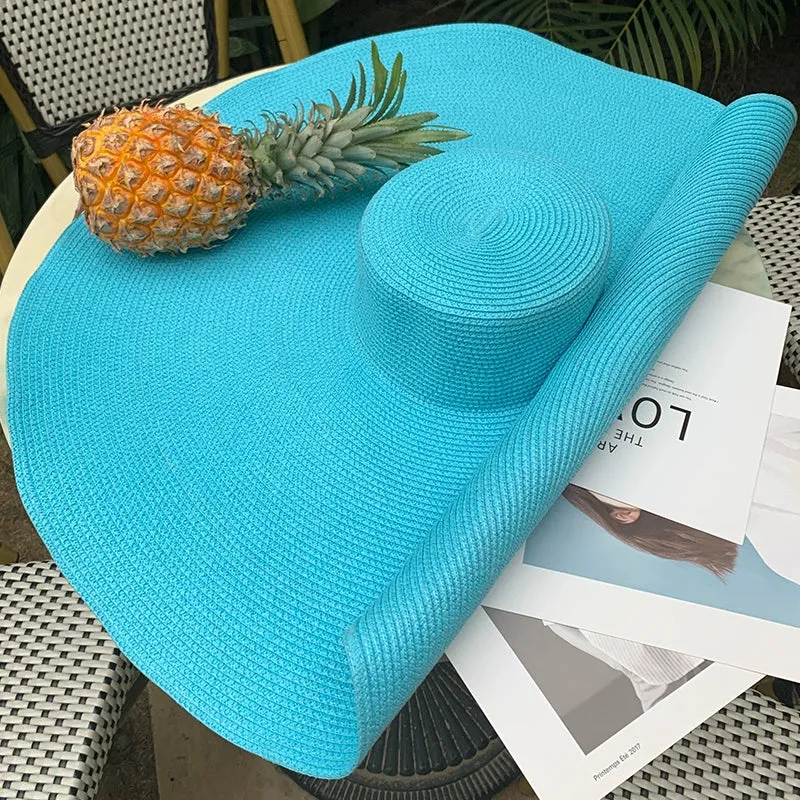 TEEK - Oversized Seaside Summer Brim Straw Hat