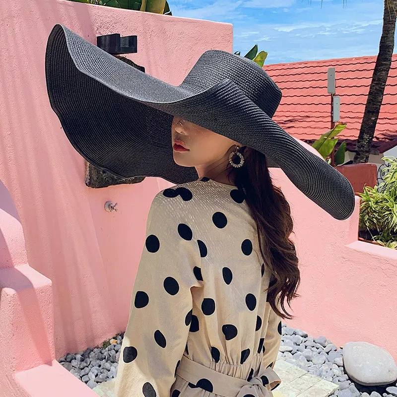 TEEK - Oversized Seaside Summer Brim Straw Hat