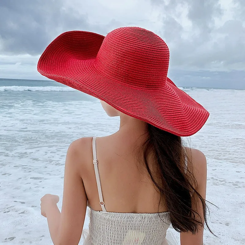 TEEK - Oversized Seaside Summer Brim Straw Hat