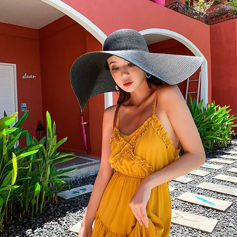 TEEK - Oversized Seaside Summer Brim Straw Hat