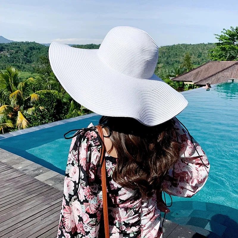 TEEK - Oversized Seaside Summer Brim Straw Hat