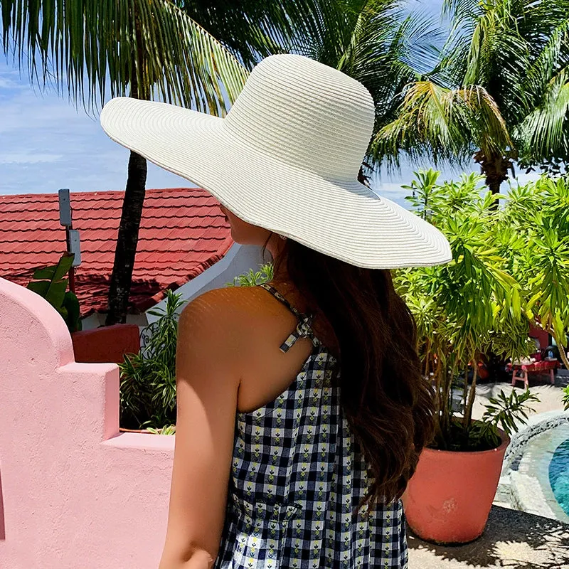 TEEK - Oversized Seaside Summer Brim Straw Hat