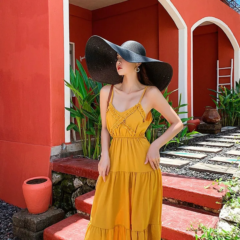TEEK - Oversized Seaside Summer Brim Straw Hat