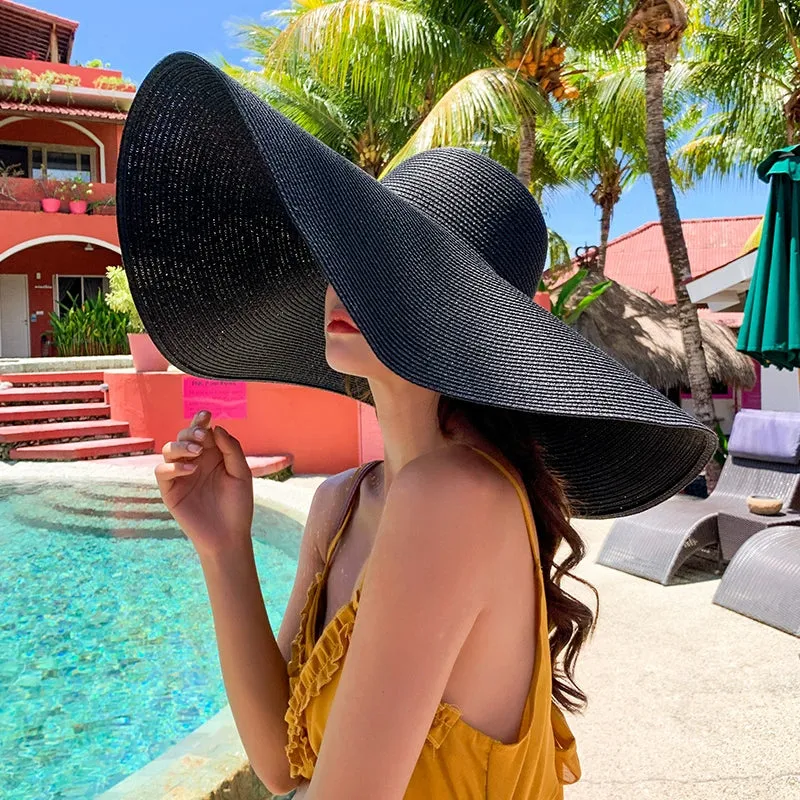 TEEK - Oversized Seaside Summer Brim Straw Hat