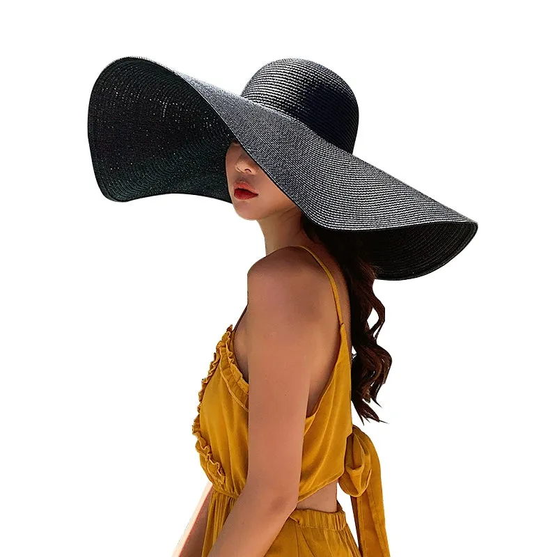 TEEK - Oversized Seaside Summer Brim Straw Hat