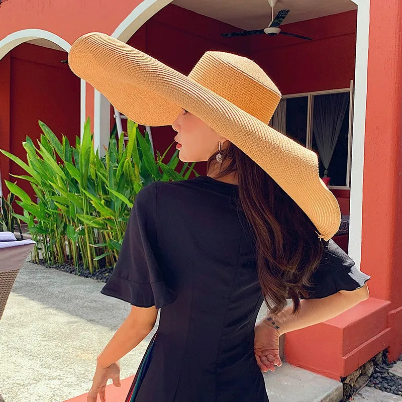 TEEK - Oversized Seaside Summer Brim Straw Hat
