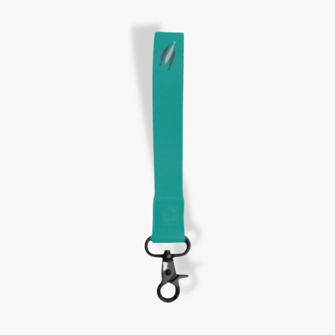 Woven Three Fish Teal Lanyard/Bracelet